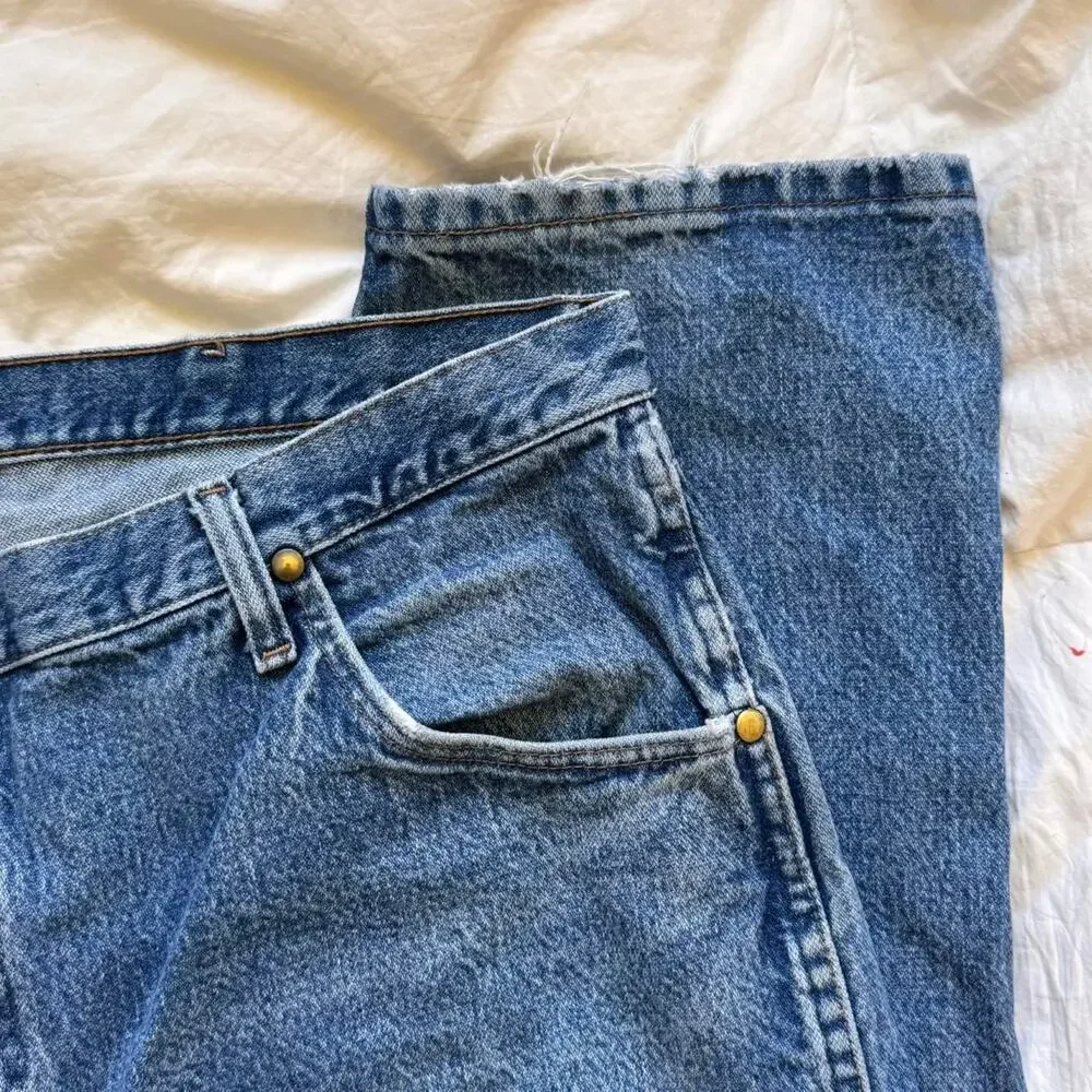 wrangler Regular fit mid‎ rise tapered jeans heavyweight 40x30 47MWZDS casual